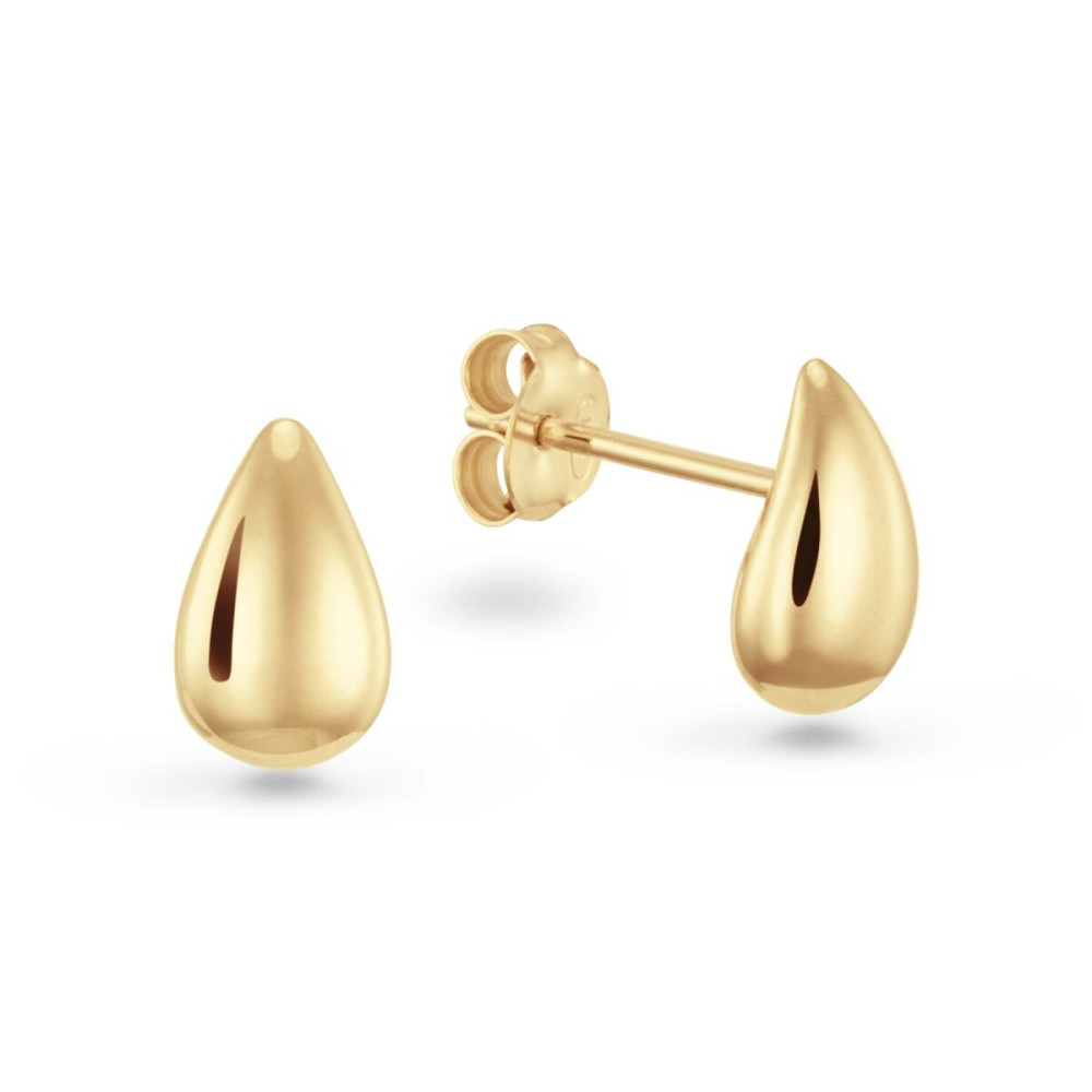 glow-106869701-oorstekers-gold-plated-druppelvormig-glanzend-6-mm-breed-x-9-mm-hoog