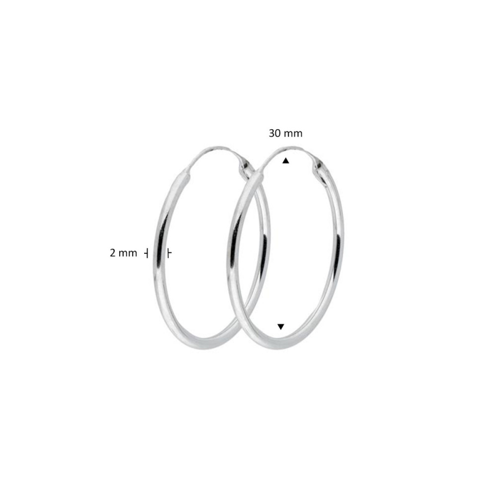 glow-107000230-oorringen-zilver-glanzend-afgewerkt-2-mm-breed-x-30-mm-diameter
