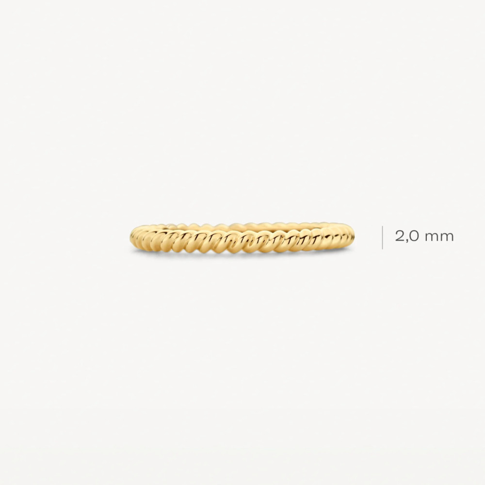 blush-1118ygo-aanschuifring-14k-goud-gedraaid-motief-glanzend-2-mm-breedte