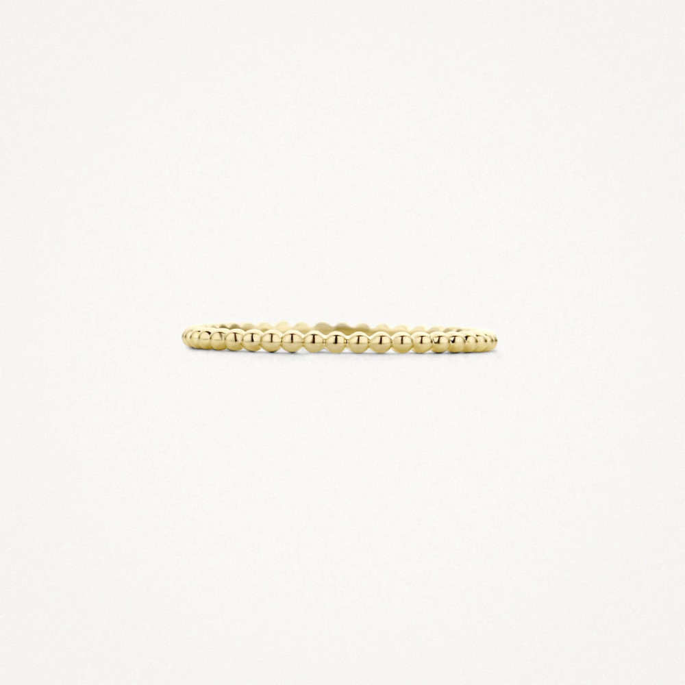 blush-1195ygo-aanschuifring-14k-goud-glanzend-bolletjespatroon-1-3-mm-breedte