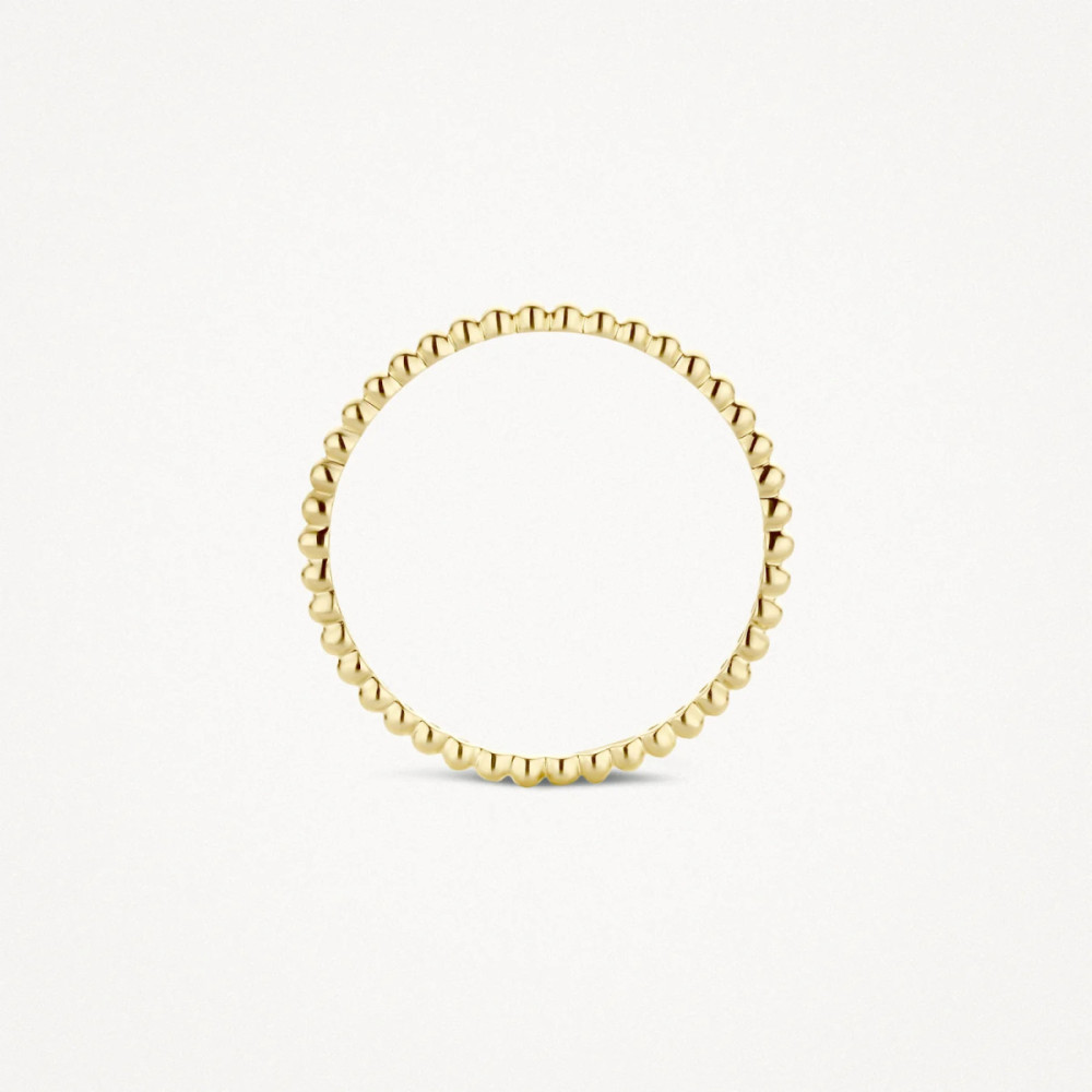 blush-1195ygo-aanschuifring-14k-goud-glanzend-bolletjespatroon-1-3-mm-breedte