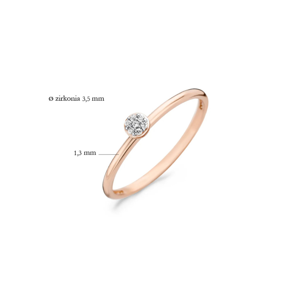 blush-1199rzi-ring-14-karaat-rosegoud-zirkonia-transparant-rond-1-3-mm-breedte