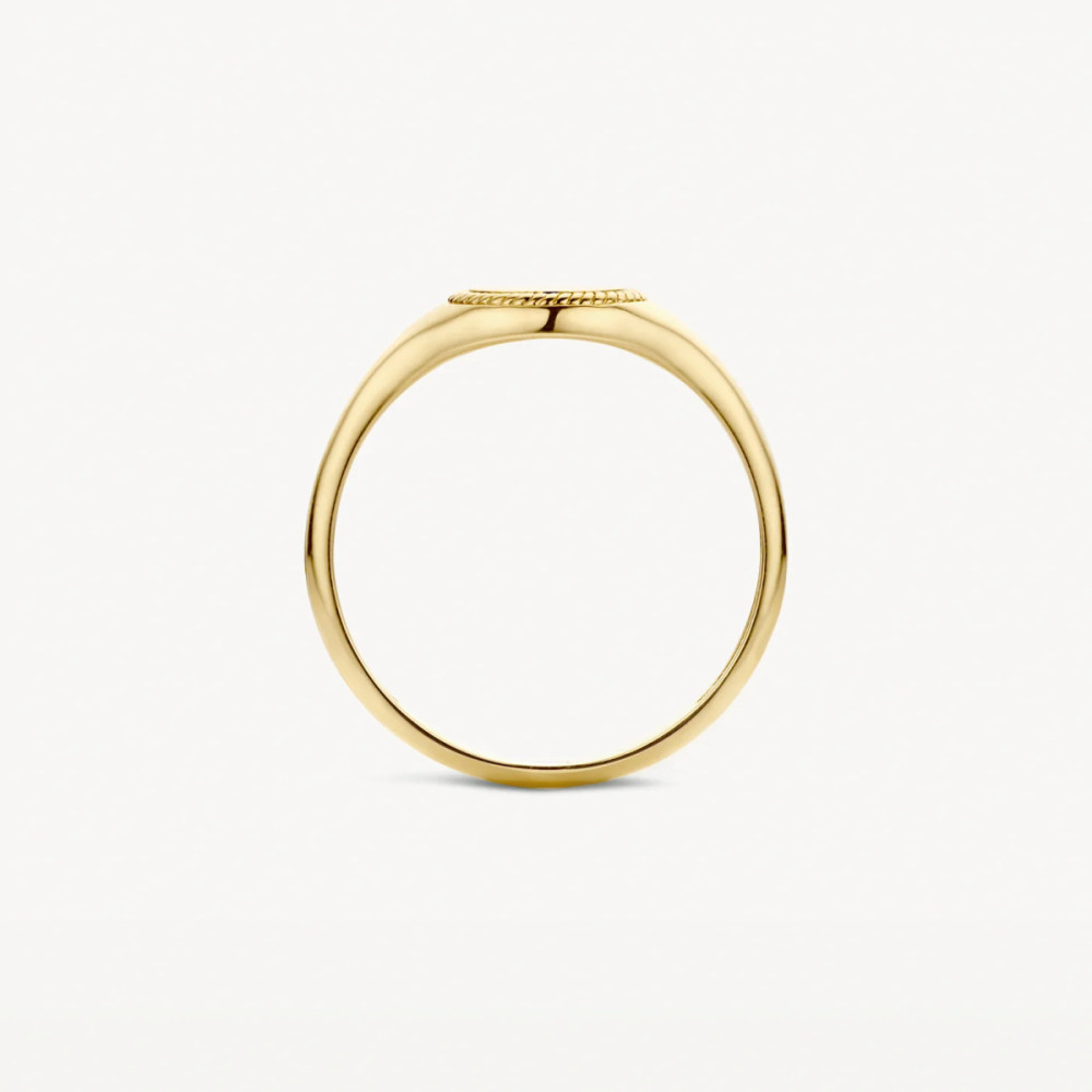blush-1205ygo-ovale-zegelring-14-karaat-goud-bolletjes-rand-10-mm-breed