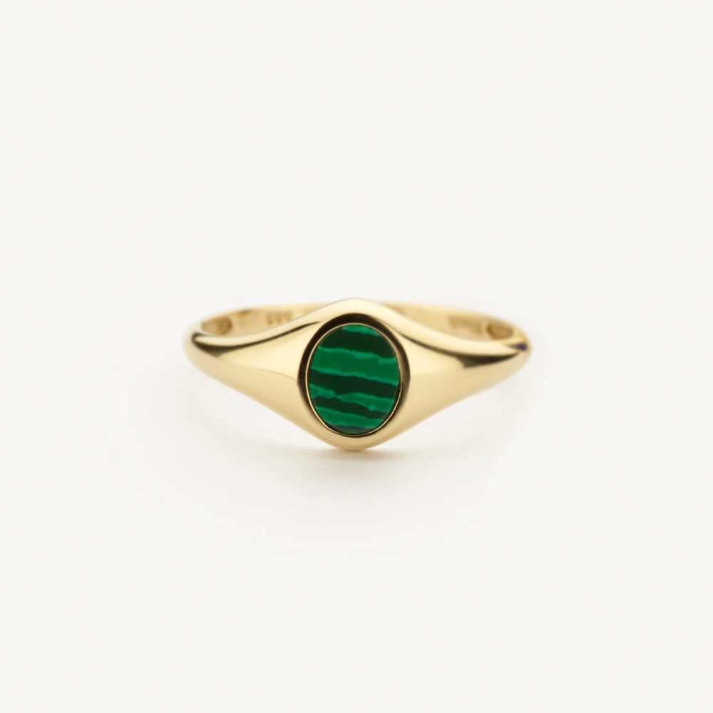 blush-1219yma-groene-malachiet-zegelring-14-karaat-goud-ovaal-8-mm-breedte