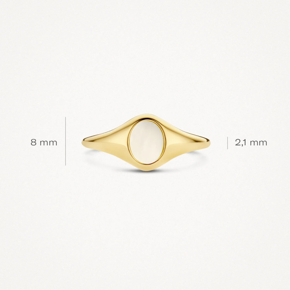 blush-1219ymp-ovale-ring-14-karaat-goud-parelmoer-wit-8-mm-breedte