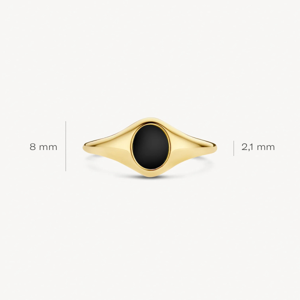 blush-1219yon-ovale-zegelring-14-karaat-goud-zwart-onyx-8-mm-breedte