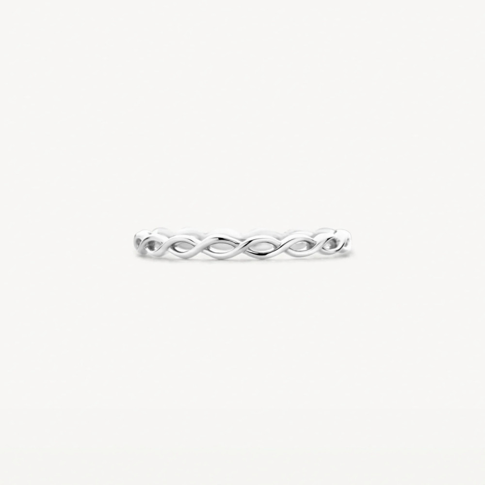 blush-1220wgo-gevlochten-schakelring-14k-witgoud-glanzend-2-1-mm-breedte