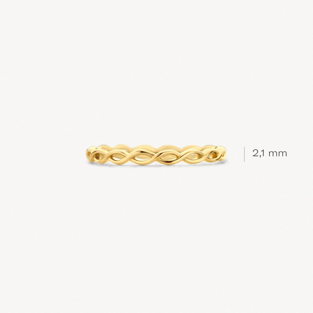 blush-1220ygo-schakelring-14k-goud-gevlochten-glanzend-2-1-mm-breedte