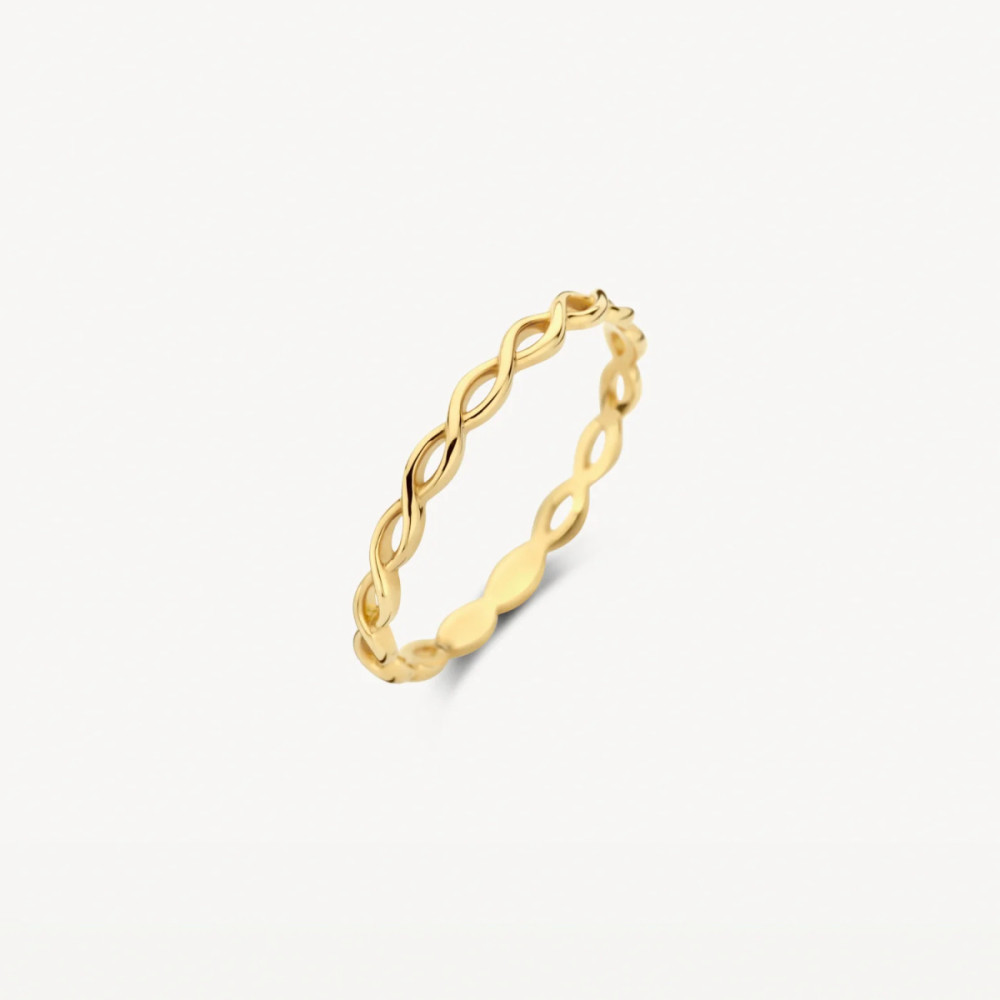 blush-1220ygo-schakelring-14k-goud-gevlochten-glanzend-2-1-mm-breedte