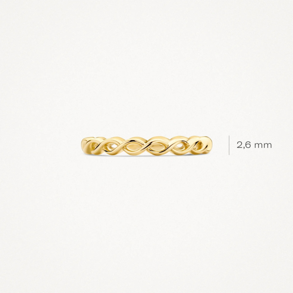 blush-1245ygo-ring-14-karaat-goud-gevlochten-schakels-glanzend-2-6-mm-breedte