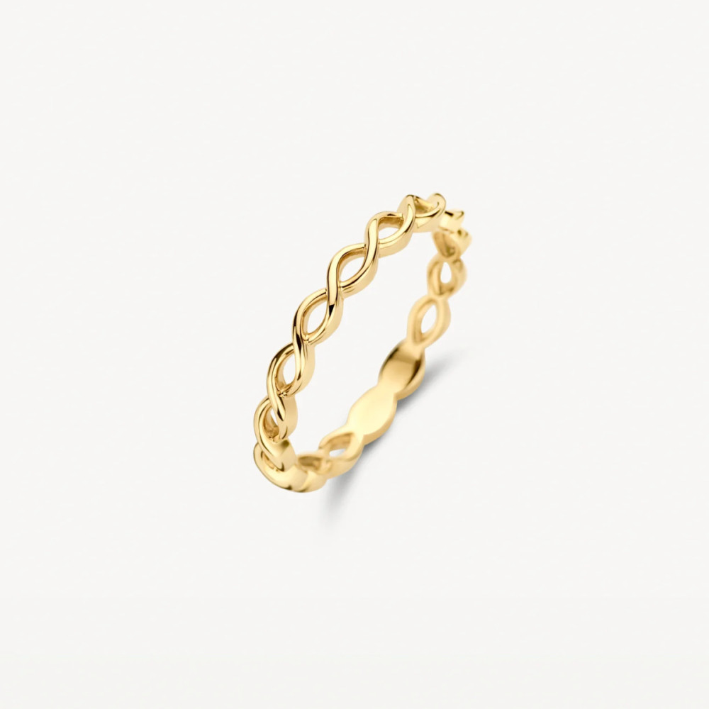 blush-1245ygo-ring-14-karaat-goud-gevlochten-schakels-glanzend-2-6-mm-breedte