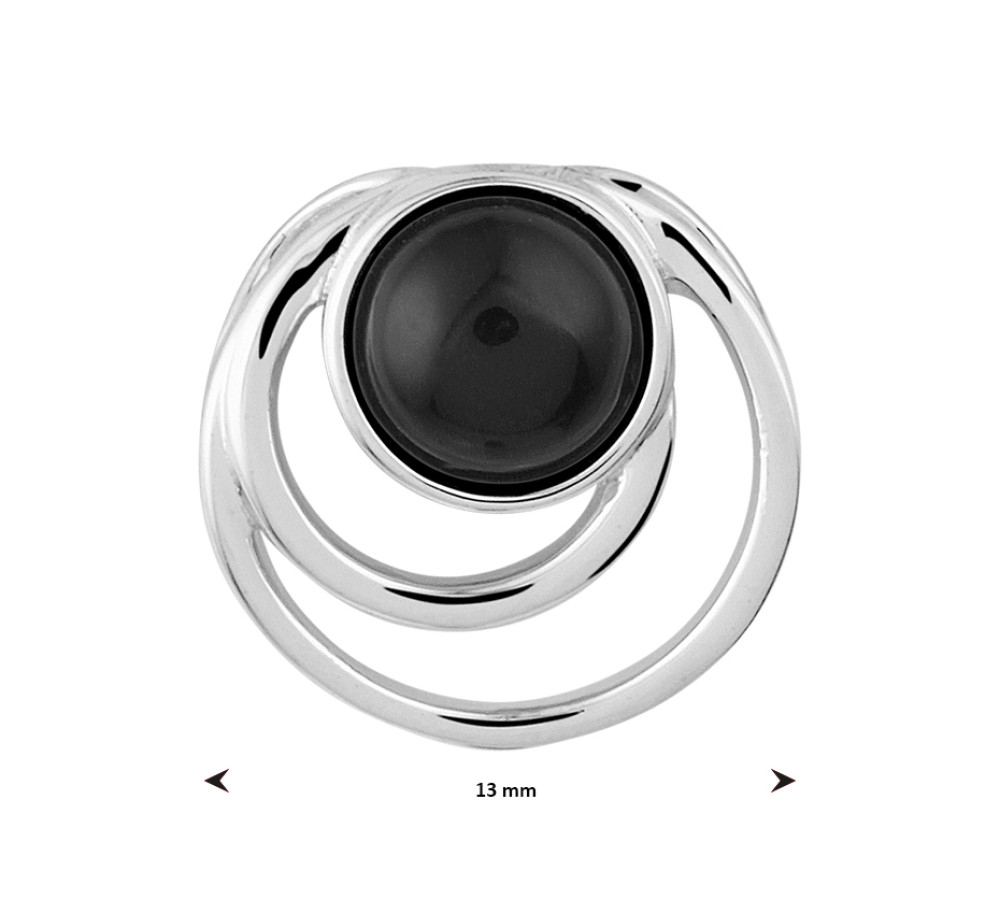 gerhodineerd-zilveren-geometrische-hanger-met-onyx-diameter-13-mm