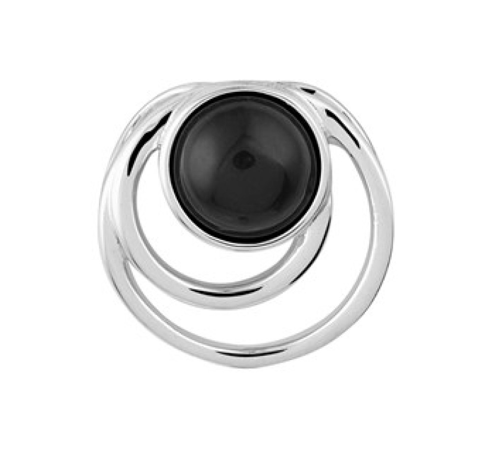 gerhodineerd-zilveren-geometrische-hanger-met-onyx-diameter-13-mm