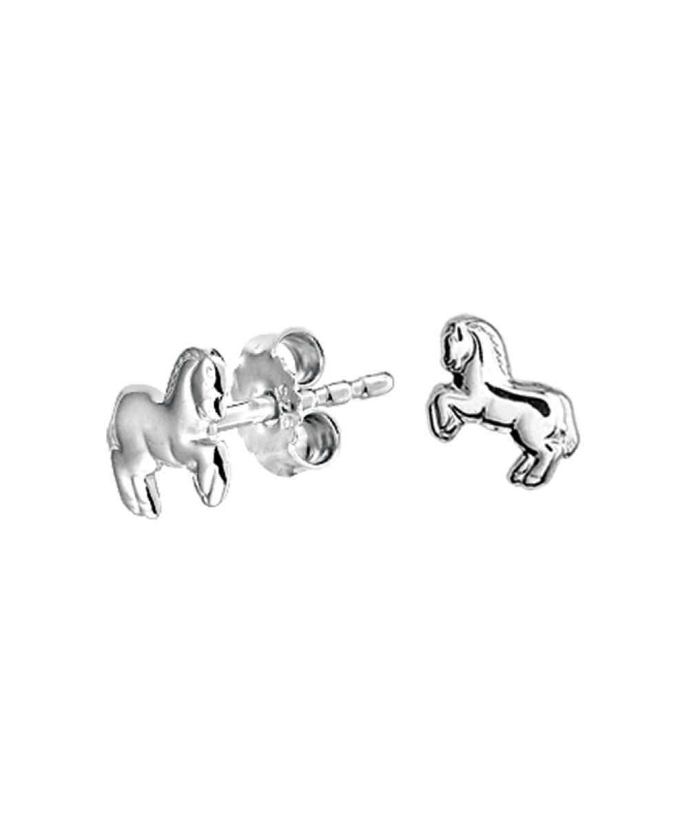 paard-oorknopjes-zilver-gerhodineerd-8-5-mm