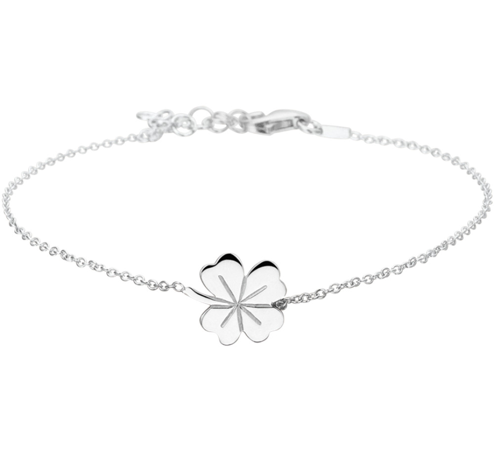 zilveren-bedelarmband-met-klavertje-vier-hanger