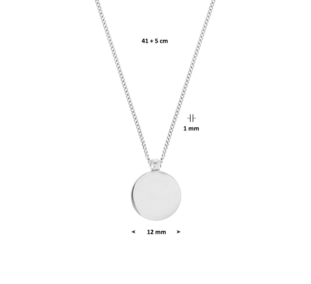 zilveren-ketting-1mm-met-ronde-hanger-gerhodineerd-zilver