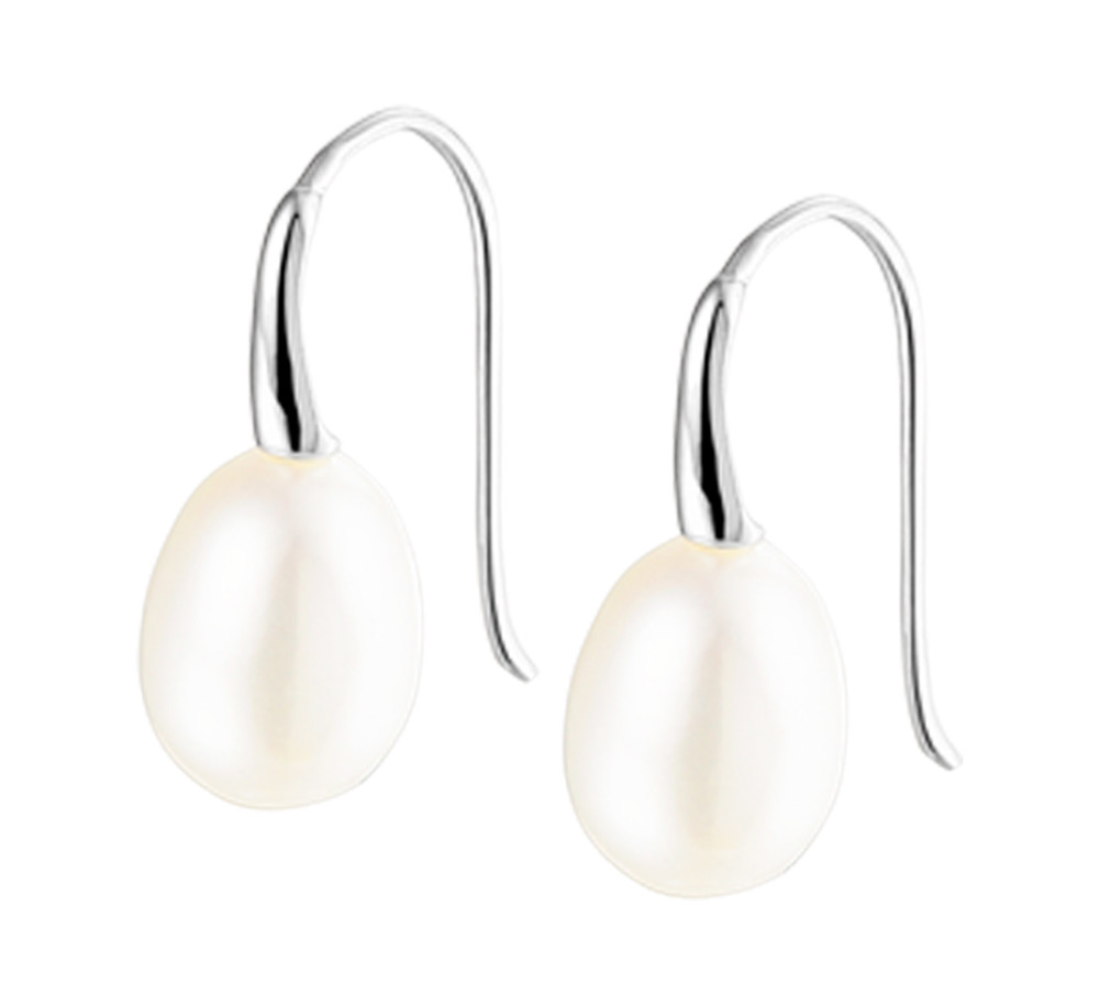zilveren-parel-oorhangers-gerhodineerd-9-5-mm-x-8-mm