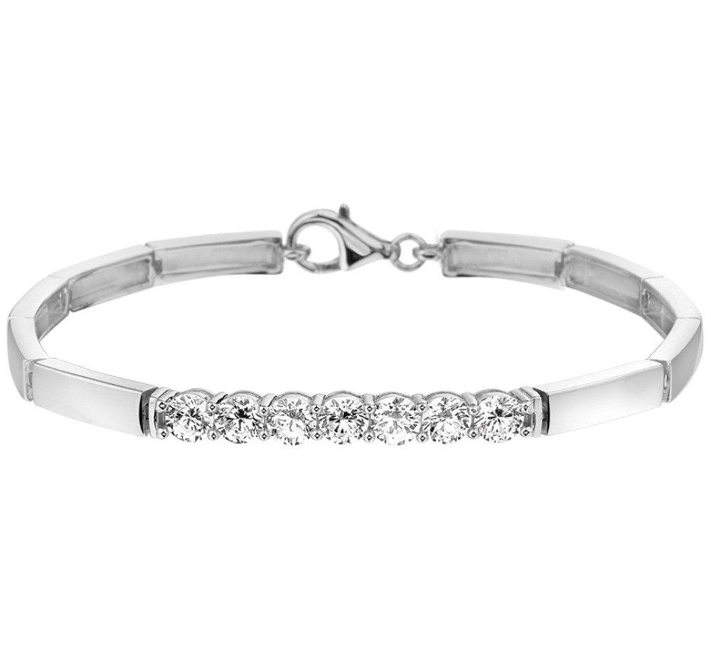 zilveren-slavenarmband-met-diamanten-en-karabijnsluiting