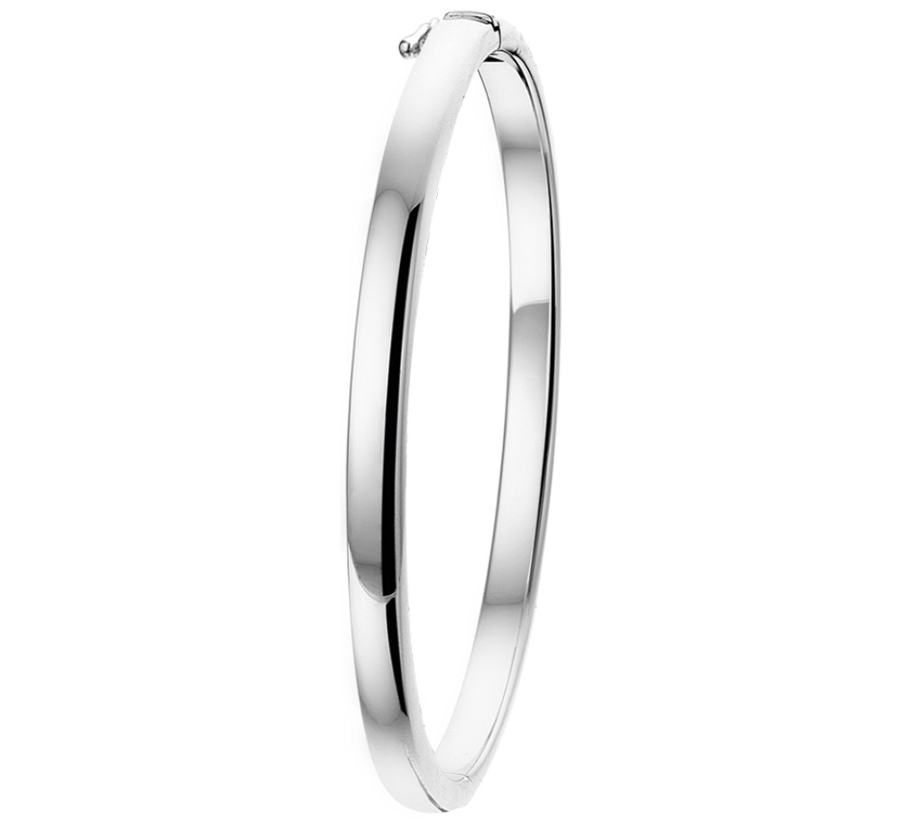 zilveren-slavenarmband-met-gladde-afwerking-en-scharniersluiting