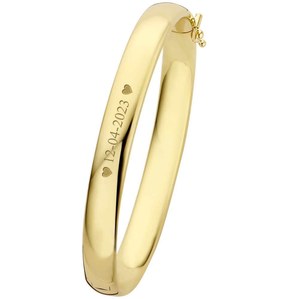 14-karaat-gouden-slavenarmband-met-gravure-optie-en-hartjesmotief