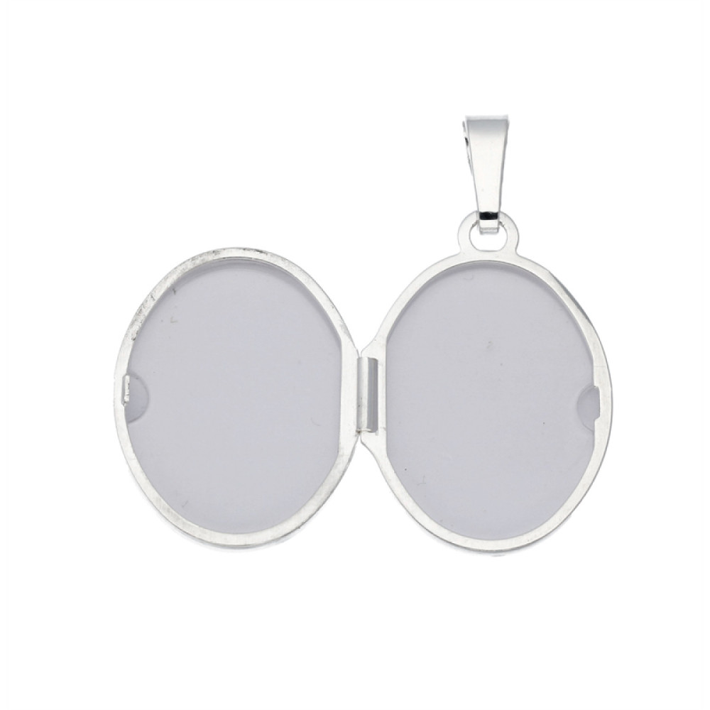 glow-145-0098-00-medaillon-925-zilver-ovaal-met-florale-decoratie-17-mm-breed-x-24-mm-hoog