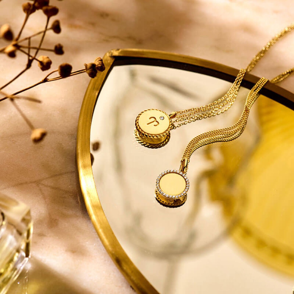 druppel-1-mm-schakelcollier-goud-zonder-hanger-lengte-verstelbaar-41-45-cm