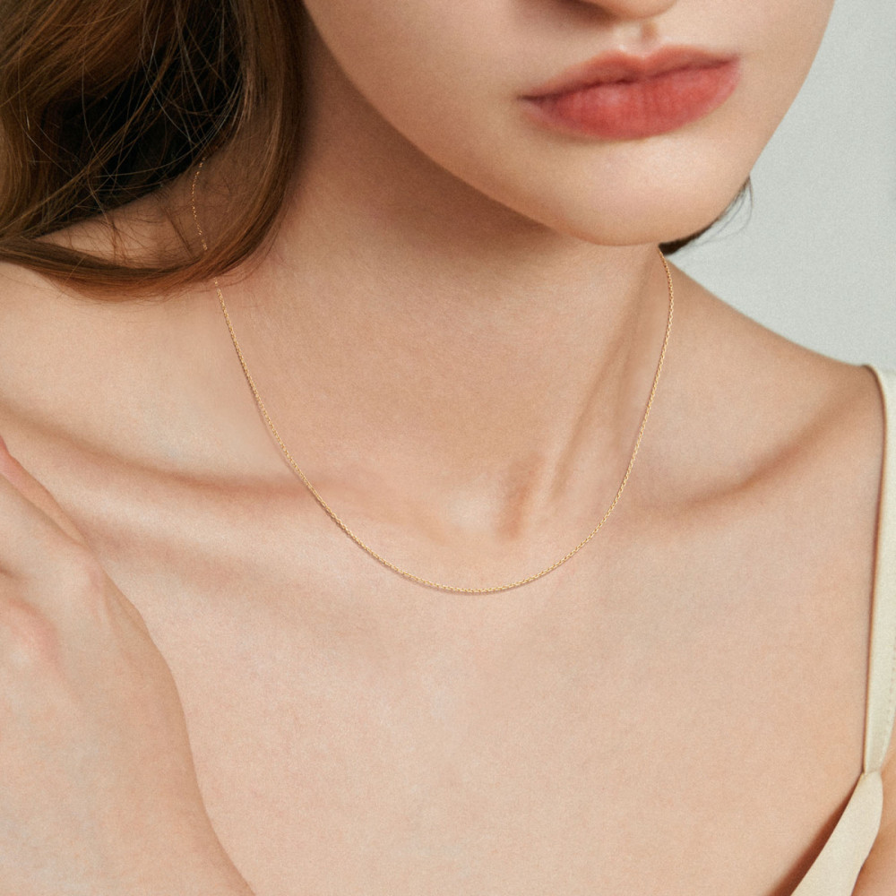 glow-201-2545-1-3-schakelketting-anker-14-karaat-goud-glanzend-0-75-mm-breedte-lengte-45-cm