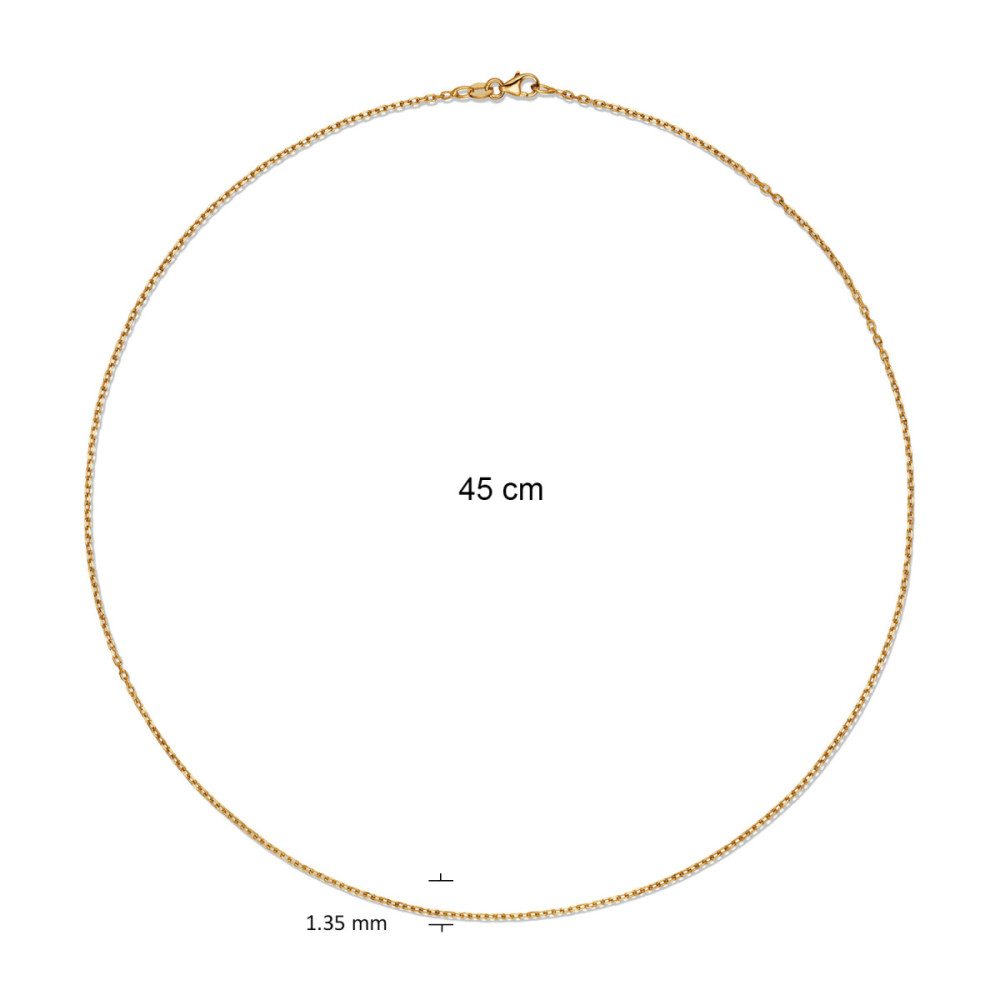glow-201-2845-2-2-schakelketting-anker-goud-1-4-mm-breedte-lengte-45-cm
