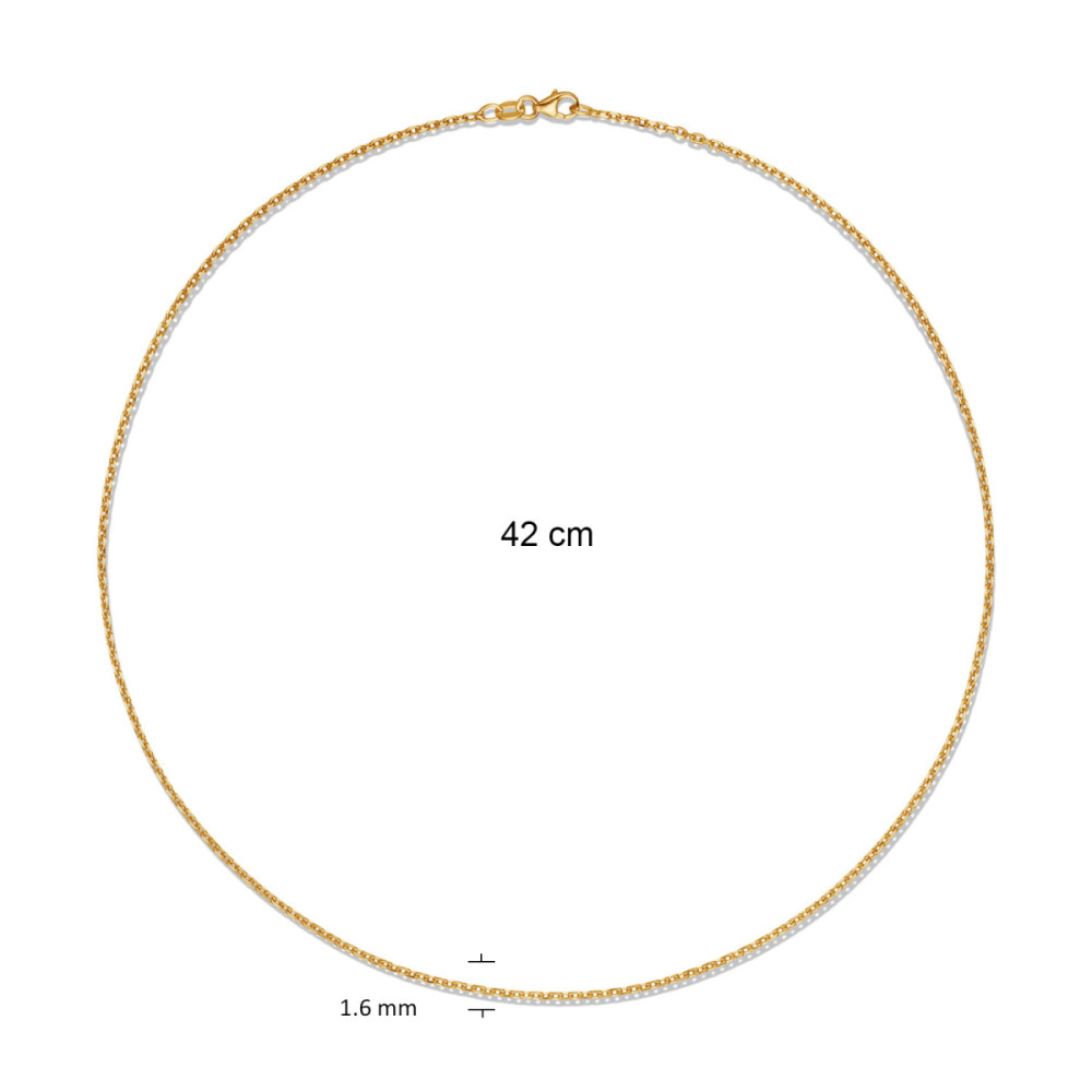 glow-201-2942-3-3-schakelketting-ankerschakel-14-karaat-goud-1-6-mm-breedte-lengte-42-cm