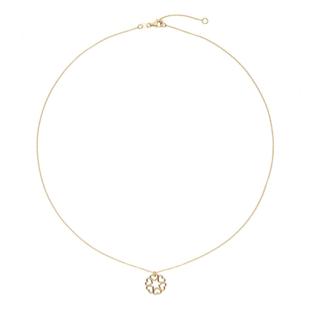 glow-202-0016-45-ketting-met-hanger-goud-ster-en-hartjes-6-mm-diameter-lengte-42-5-45-cm