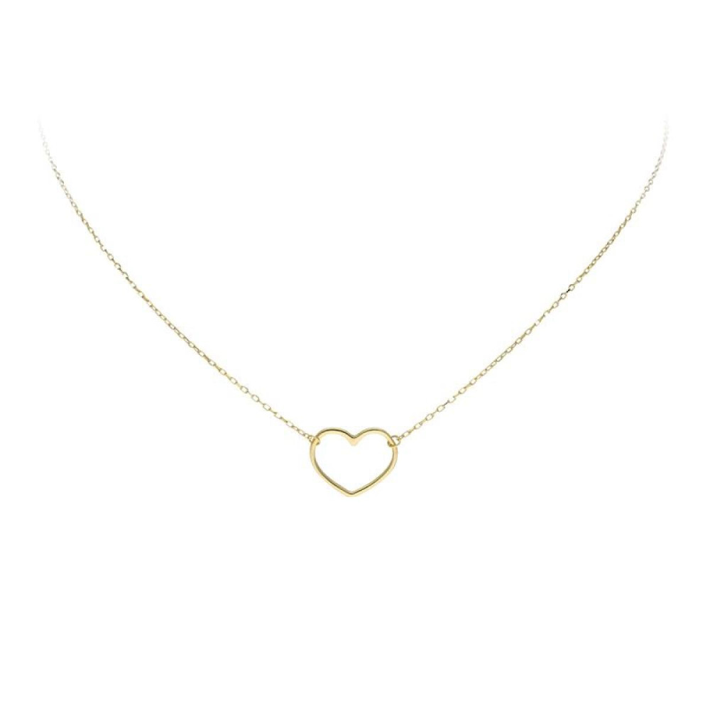 glow-202-2066-43-ketting-met-hanger-14-karaat-gouden-hartje-1-mm-breedte-lengte-43-cm