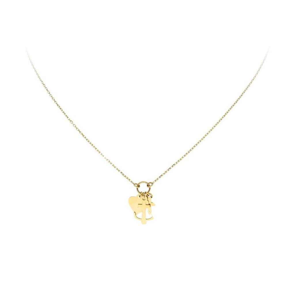 glow-202-2067-43-ketting-met-hanger-14-karaat-goud-hart-en-kruis-lengte-43-cm