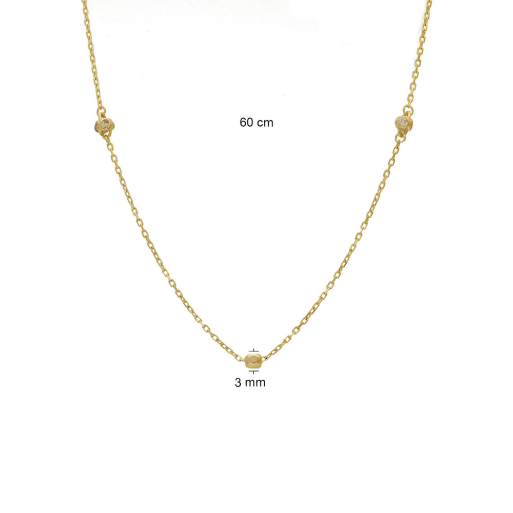 glow-202-2125-60-schakelketting-gouden-rond-bolletjes-zirkonia-3-mm-breedte-lengte-60-cm