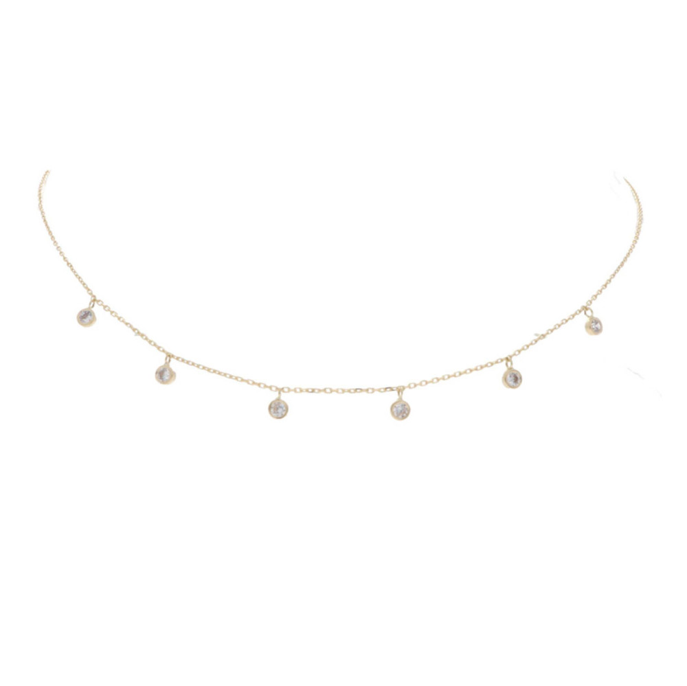 glow-202-2129-45-ketting-met-hanger-goud-zirkonia-rond-4-mm-diameter-lengte-45-cm