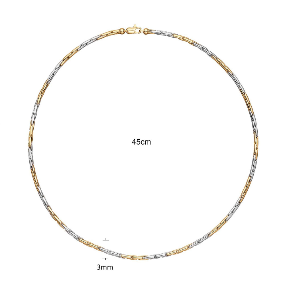 glow-202-2236-45-schakelketting-bicolor-ankerschakel-3-mm-breedte-lengte-45-cm