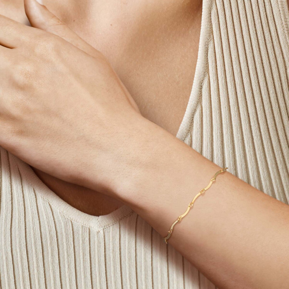 glow-204-0110-19-schakelarmband-14-karaat-goud-golvend-patroon-glanzend-4-mm-breedte-lengte-19-cm