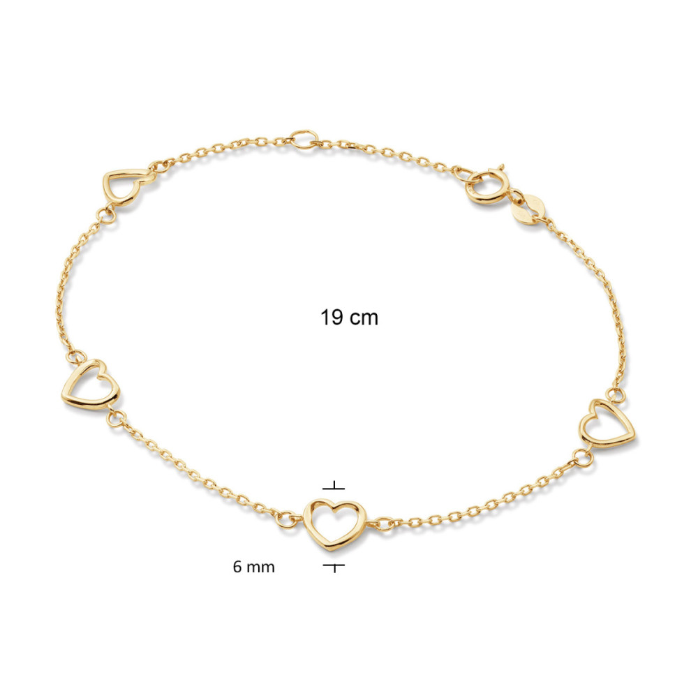glow-204-0236-19-schakelarmband-glanzend-goud-open-hartjes-6-mm-hoog-lengte-19-cm