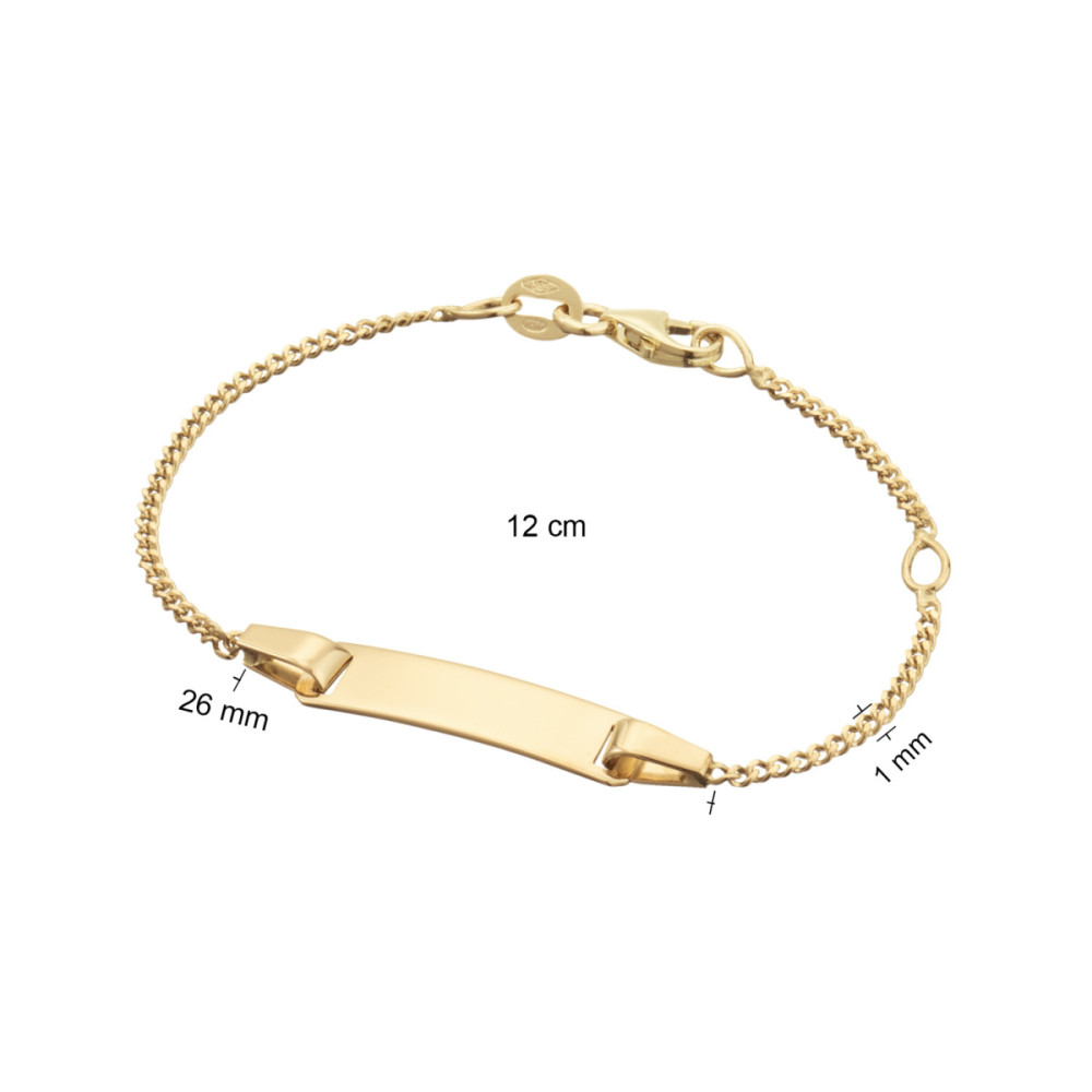 glow-204-0550-12-gepersonaliseerde-gouden-plaatarmband-kinderen-glanzend-1-mm-breedte-lengte-12-cm