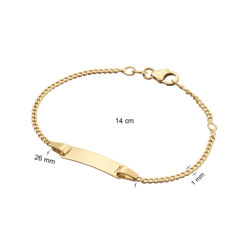 glow-204-0551-14-gepersonaliseerde-gouden-plaatarmband-kinderen-glanzend-1-mm-breedte-lengte-14-cm