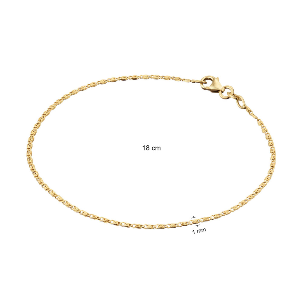glow-204-2188-18-schakelarmband-goud-glanzend-1-mm-breedte-lengte-19-cm