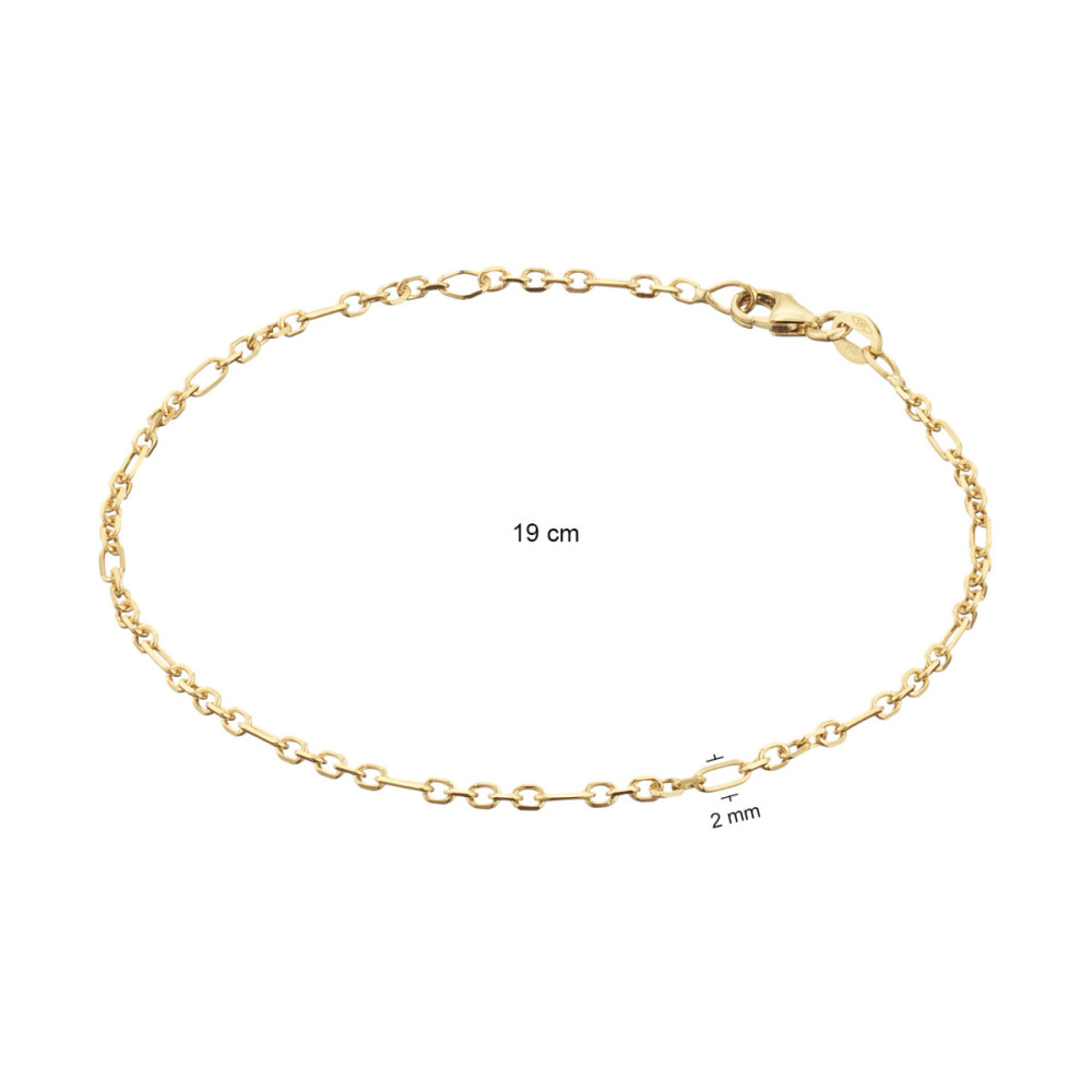 glow-204-2191-18-schakelarmband-goud-glanzend-ovaal-2-mm-breedte-lengte-19-cm