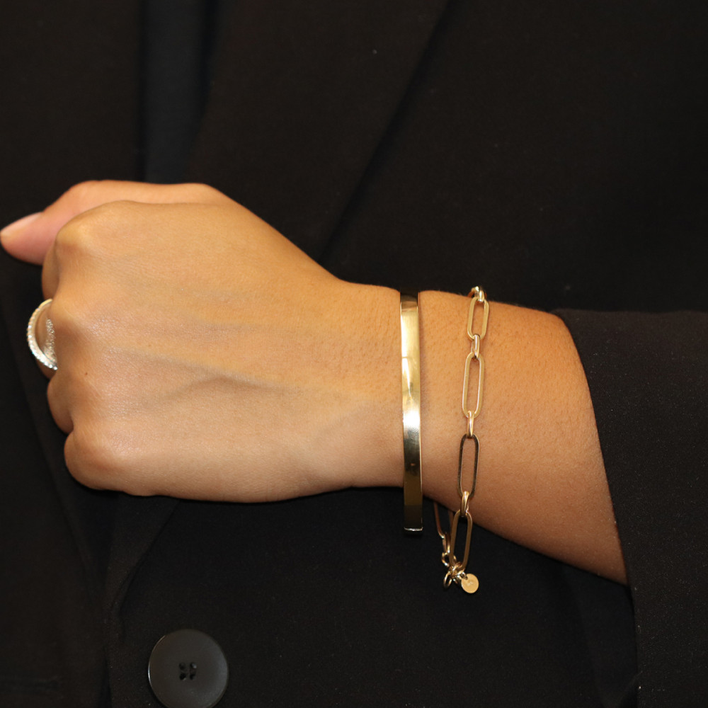 glow-204-2565-60-bangle-massief-goud-glanzend-rond-ontwerp-5-mm-breedte-diameter-60-mm