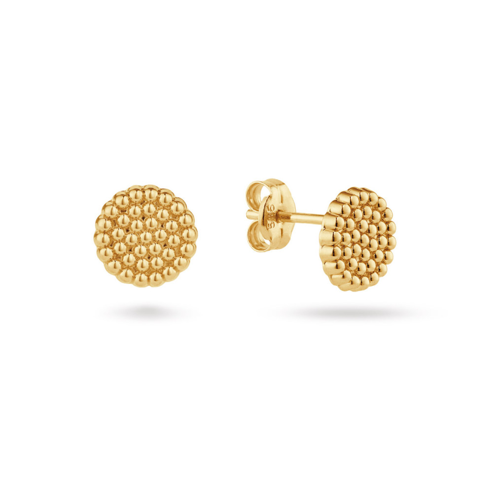 glow-206021700-oorknopjes-rond-14-karaat-goud-glanzend-bobbelig-patroon-7-mm-diameter