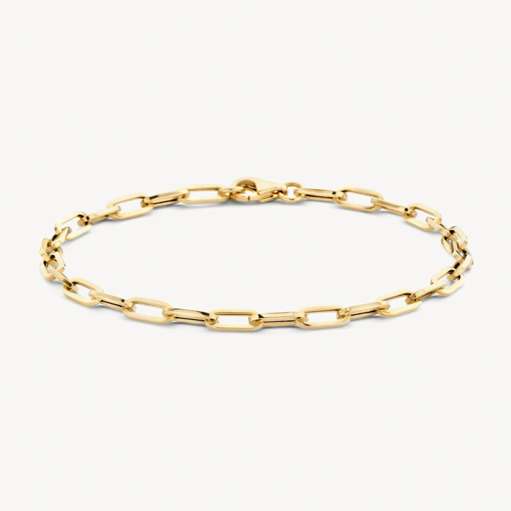 blush-2191ygo-schakelarmband-paperclip-14-karaat-goud-3-2-mm-breedte-lengte-18-5-cm