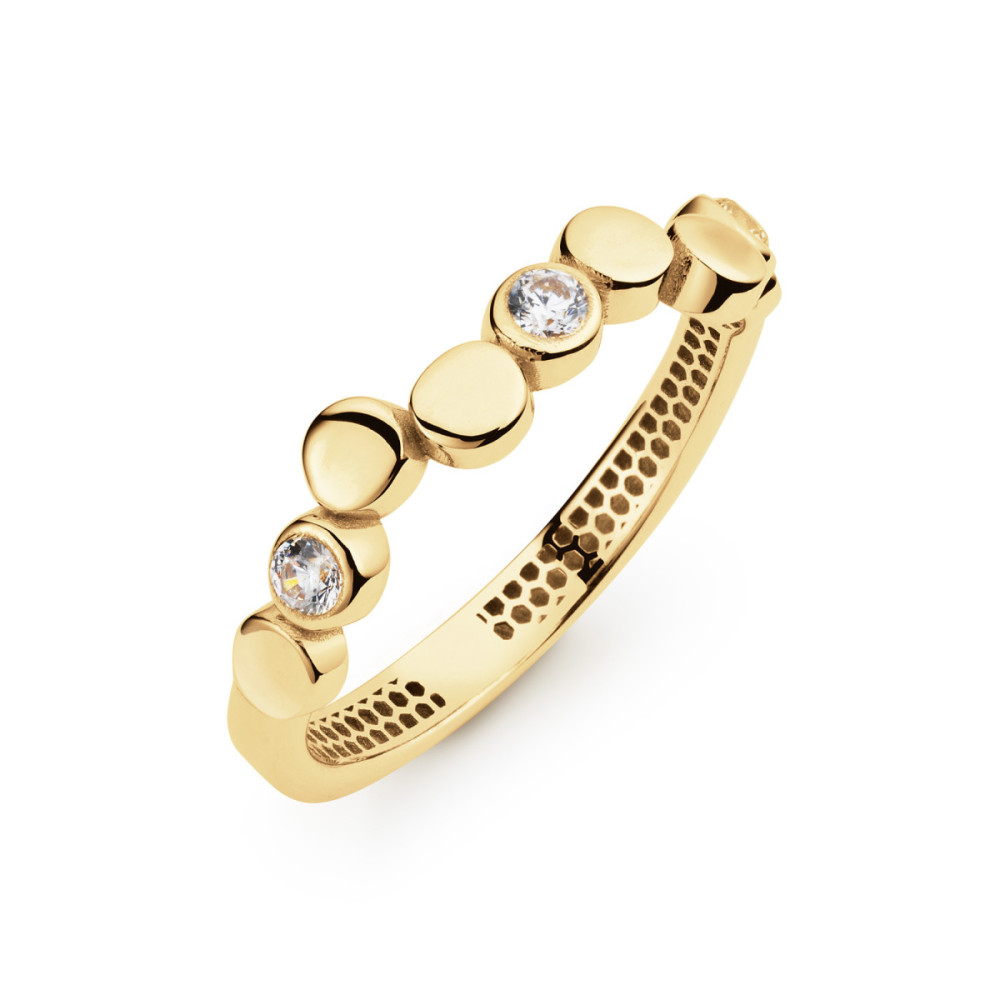 glow-214-0102-14-karaat-gouden-schakelring-met-zirkonia-6-mm-breed