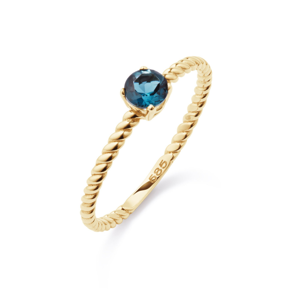 glow-214-0241-solitair-ring-14k-goud-blauwe-topaas-gedraaide-band-5-mm-breedte