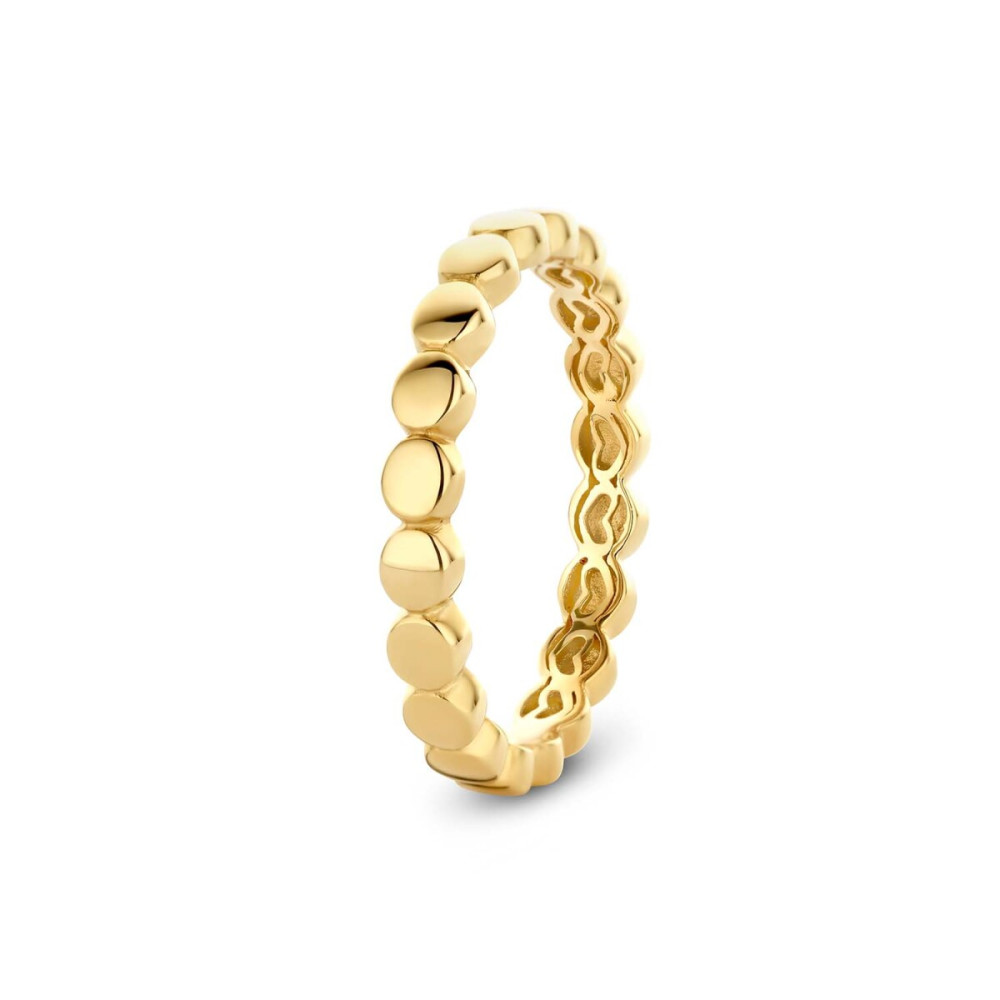 glow-2141221-schakelring-gouden-bolletjes-14-karaat-glanzend-3-mm-breedte