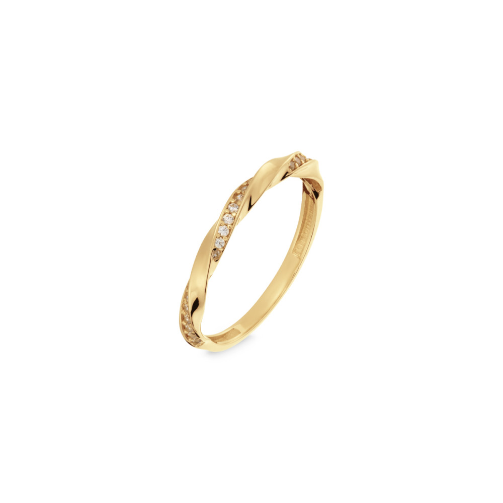 glow-2142040-ring-met-steen-zirkonia-14-karaat-goud-3-mm-breedte