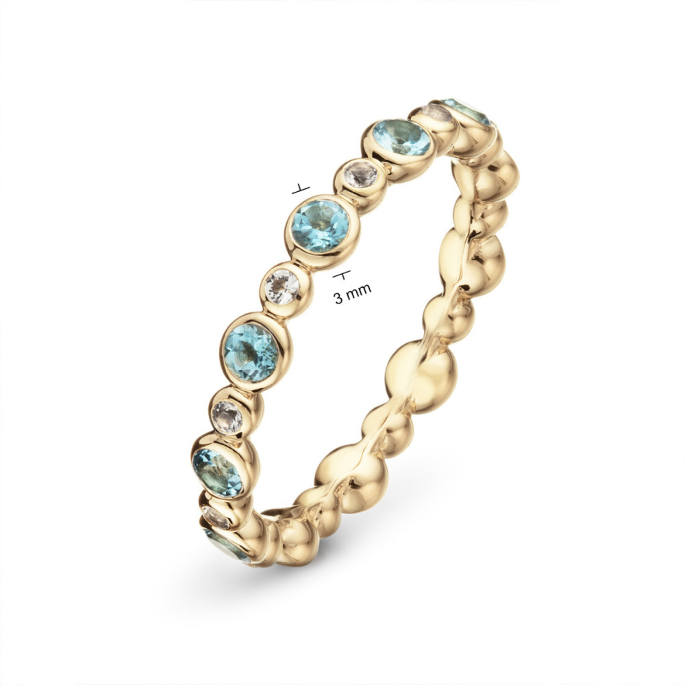 glow-2142325-schakelring-14-karaat-goud-topaas-blauwe-steen-3-mm-breedte