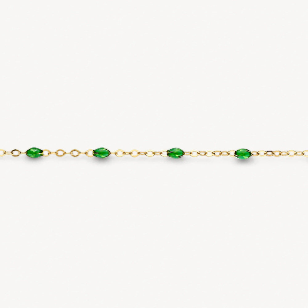 blush-2264yrg-armband-14-karaat-goud-groene-resin-stenen-0-8-mm-breedte-lengte-16-5-18-5-cm